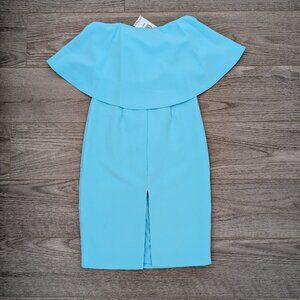 Turquoise blue dress